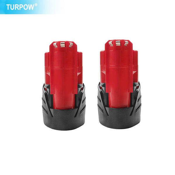 Turpow 12V 6000mAh Rechargeable Battery for Milwaukee M12 XC Cordless Tools 48-11-2402 48-11-2411 Batteries 48-11-2401 MIL-12A-L