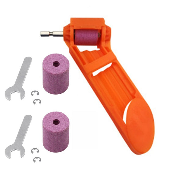 Blue or Orange Corundum Grinding Wheel Bit Tool Portable Drill Bit Sharpener Twist Drill Bit Sharpening machine 2-12.5mm